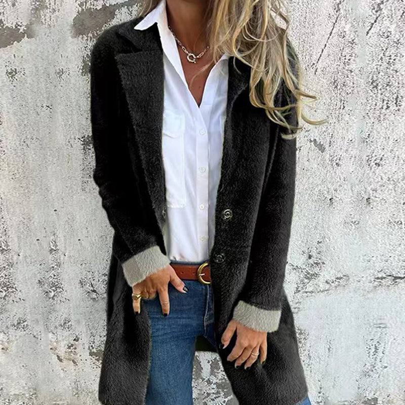 ⏳Rajoitetun ajan tarjous⏰Elegantti keskipitkä takki naisille🧥
