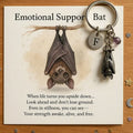🦇Emotionell stöd-fladdermus-nyckelring
