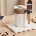 💥☕ Set med uppladdningsbara, automatiska, magnetiska omrörare för kaffe