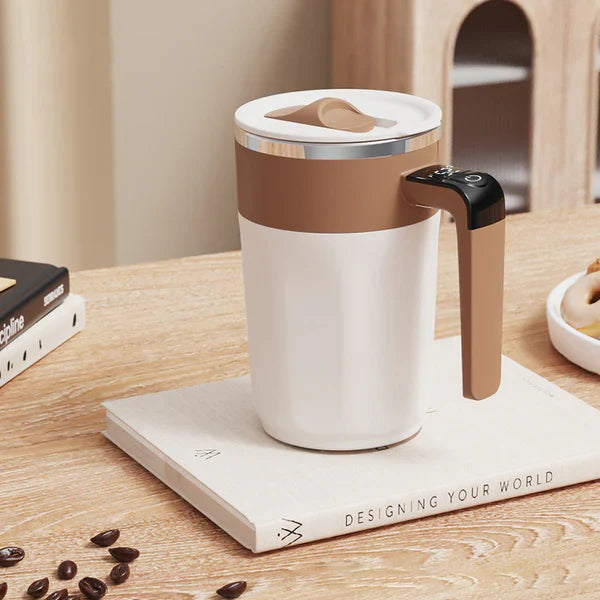 💥☕ Set med uppladdningsbara, automatiska, magnetiska omrörare för kaffe