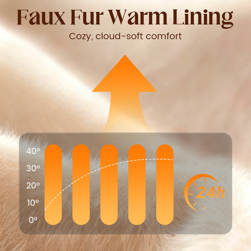 Mukavat naisten loaferit, joissa on villavuori