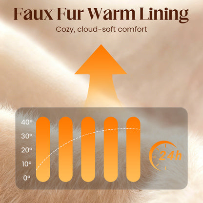 Mukavat naisten loaferit, joissa on villavuori