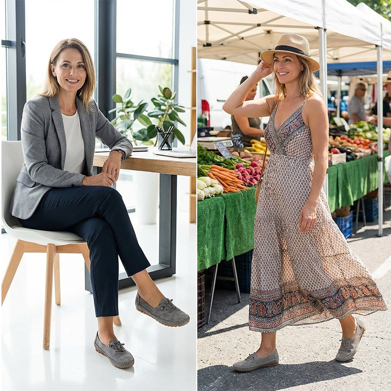 （Köp 2 – fri frakt）Bekväma slip-ons för kvinnor