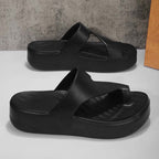 👡 50% RABATT – BEGRÄNSAD KAMPANJ! ✨ Kilklackssandaler Öppen Tå Dam – EVA – Lätt Plattform & Tårem för Sommar