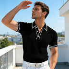 👕 50% OFF NOW! 🌞 Summer Casual Short Sleeve Polo Shirt – Breathable Fabric, Classic Fit & Perfect for Daily Wear 🏠