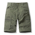 Miesten vetoketjulliset cargo-shortsit