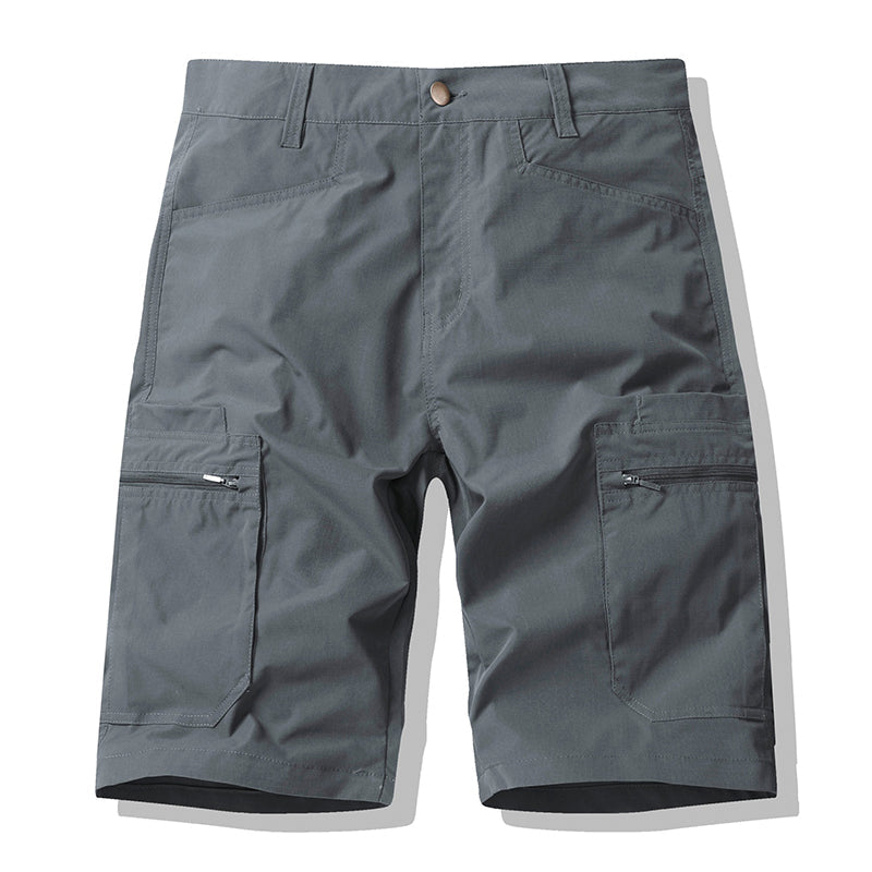 Miesten vetoketjulliset cargo-shortsit