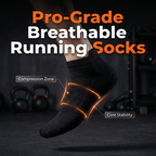 🔥50% RABATT NU!🔥 Unisex sportstrumpor – ankelmodell, snabbtorkande & s – haniai