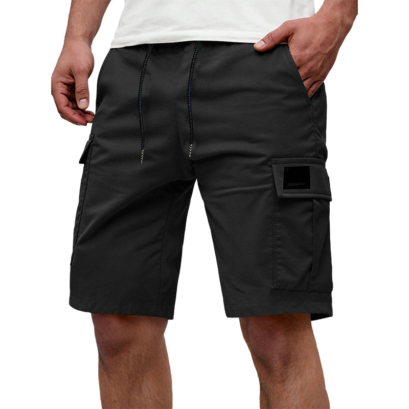 Miesten klassiset cargo-stretch-shortsit – Kestävät, mukavat ja monitaskuiset