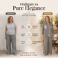 Ensemble chemise à paillettes et pantalon à jambes larges pour femme – fastbybuy