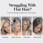 🔥🎁Nyhet 50 % RABATT🔥 Fluffy Hair Shaping Spray – volymgivande spray med långvarig effekt och persikodoft