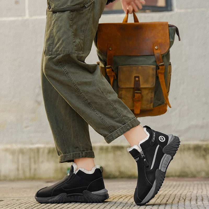 👟 Varma PU-lädersneakers - Unisex-modell ⚡ Fri frakt