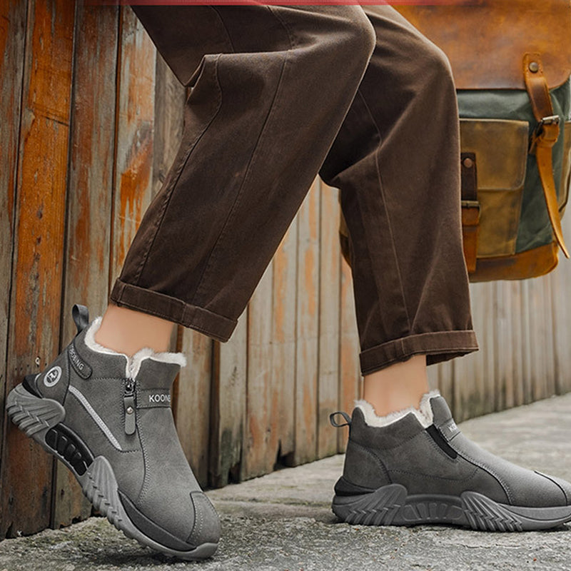 👟 Varma PU-lädersneakers - Unisex-modell ⚡ Fri frakt