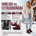 Vattentäta halkfria snökängor för kvinnor
