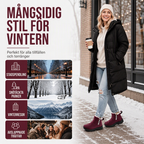 Vattentäta halkfria snökängor för kvinnor