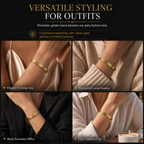 🌸 50% RABATT! ✨ 18K vakuumpläterad titaniumstålarmband – Strålande spegelliknande finish, intrikat graverad text & missfärgningsfritt premiumstål – Hypoallergen elegans för dagligt bruk 💛